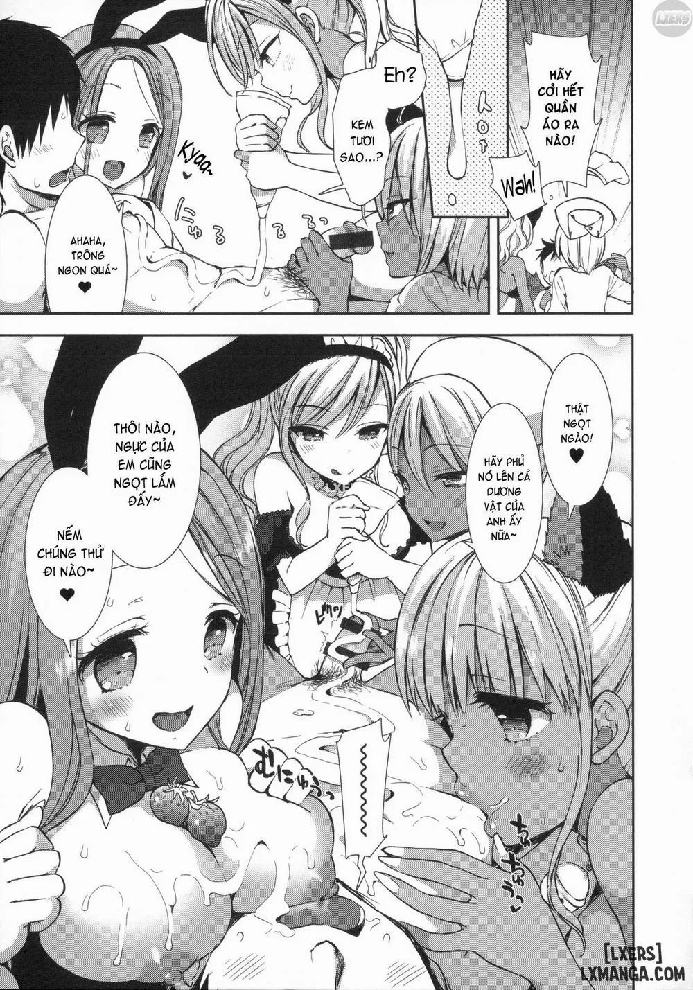 HentaiVN.net - Ảnh 6 - Shiro Kuro Royal - Chương 6