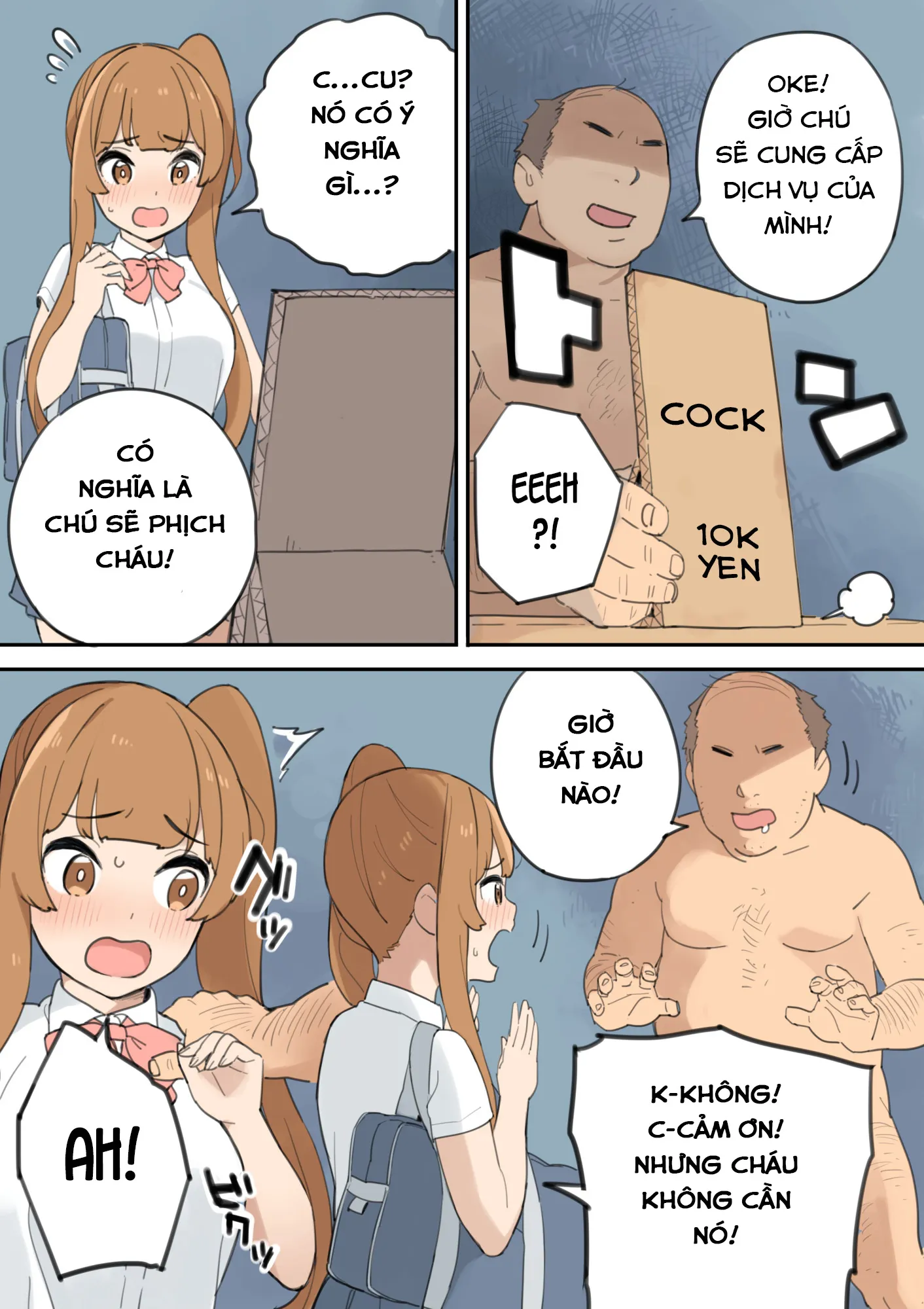HentaiVN.net - Ảnh 9 - Chinpo Uri no Ossan - Oneshot
