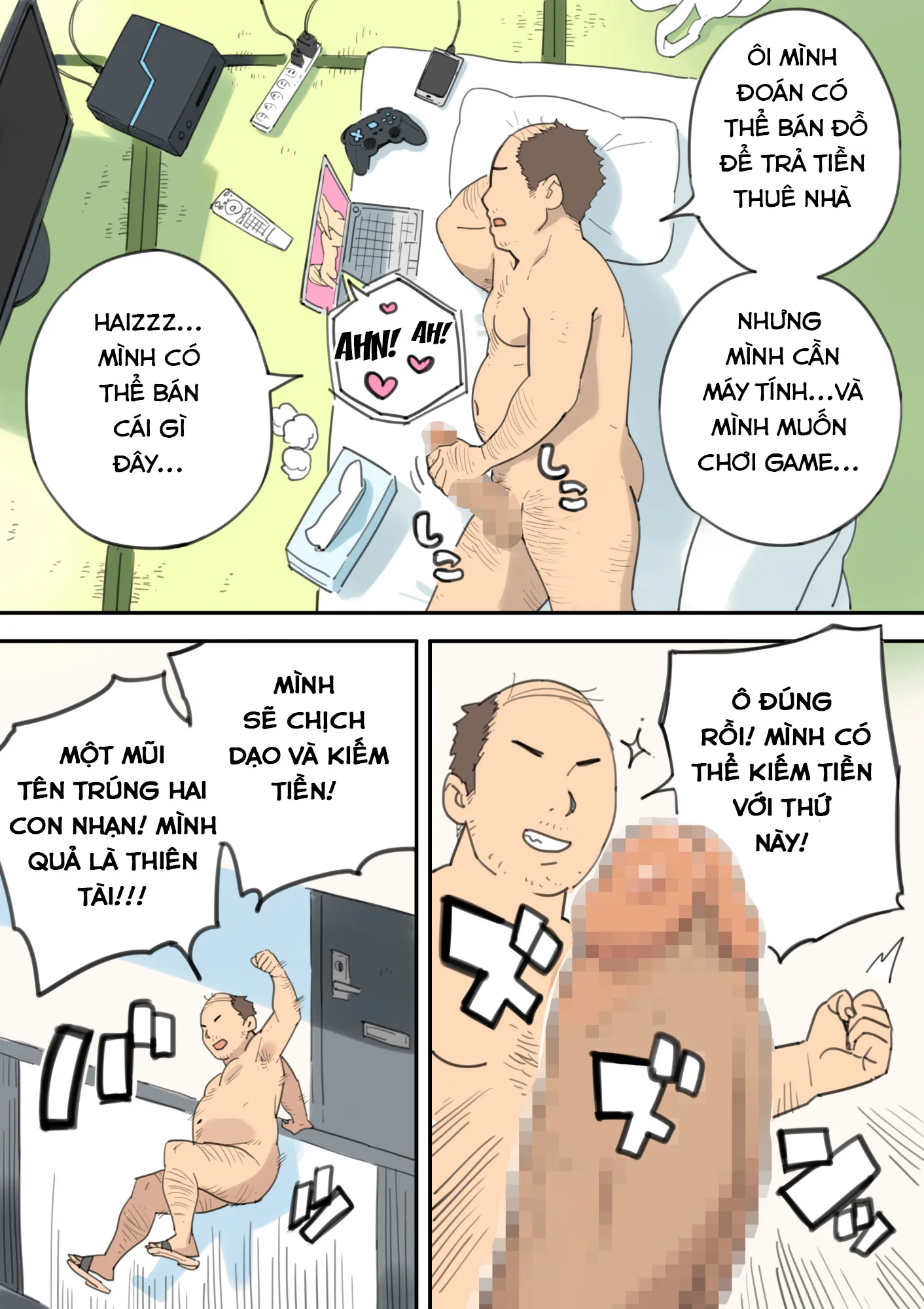 HentaiVN.net - Ảnh 3 - Chinpo Uri no Ossan - Chap 1.1