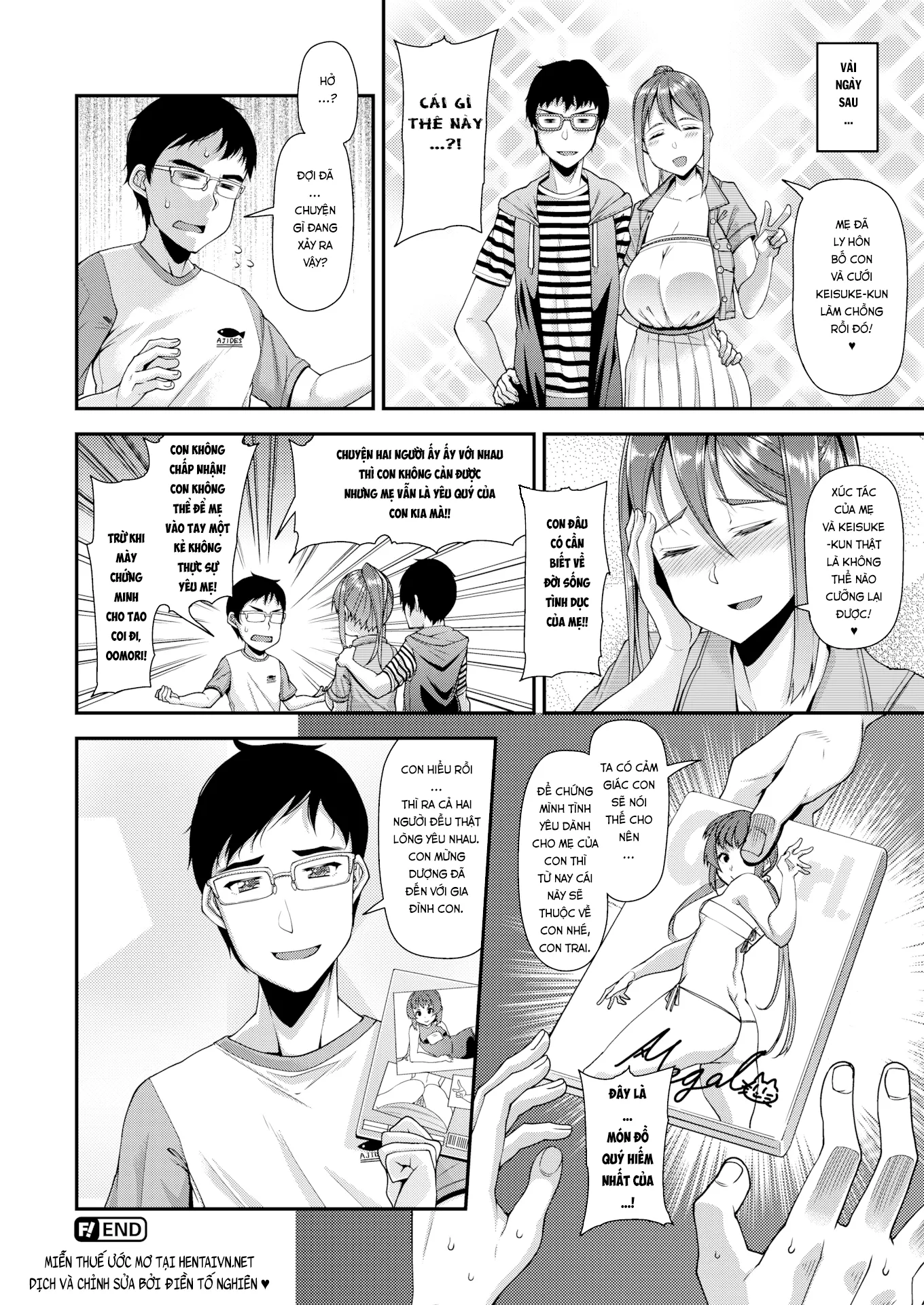 HentaiVN.net - Ảnh 21 - Cha Dượng Tôi Có Con Cá Chà Bặc! [mOTHER] - Oneshot