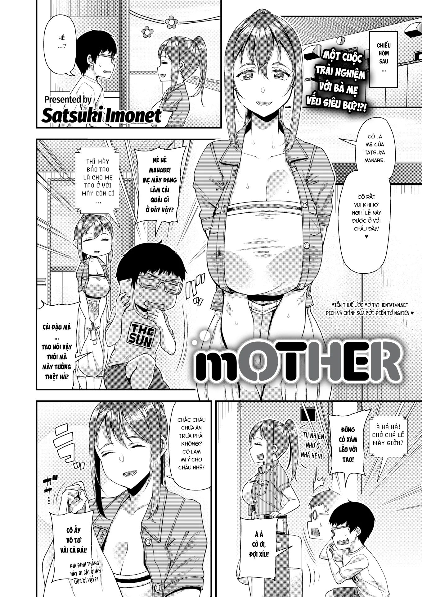 HentaiVN.net - Ảnh 3 - Cha Dượng Tôi Có Con Cá Chà Bặc! [mOTHER] - Oneshot