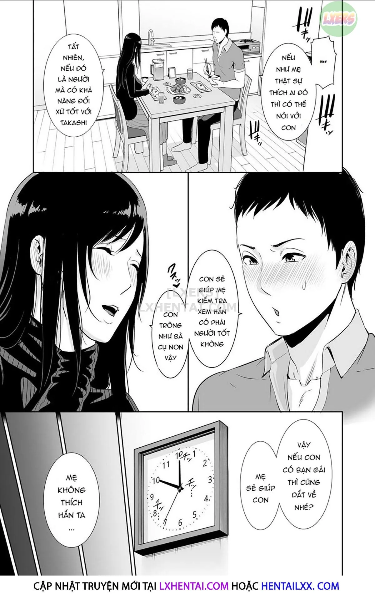 HentaiVN.net - Ảnh 9 - Haha wa Yoru ni Saku Single Mother no Haishin Kiroku - Oneshot