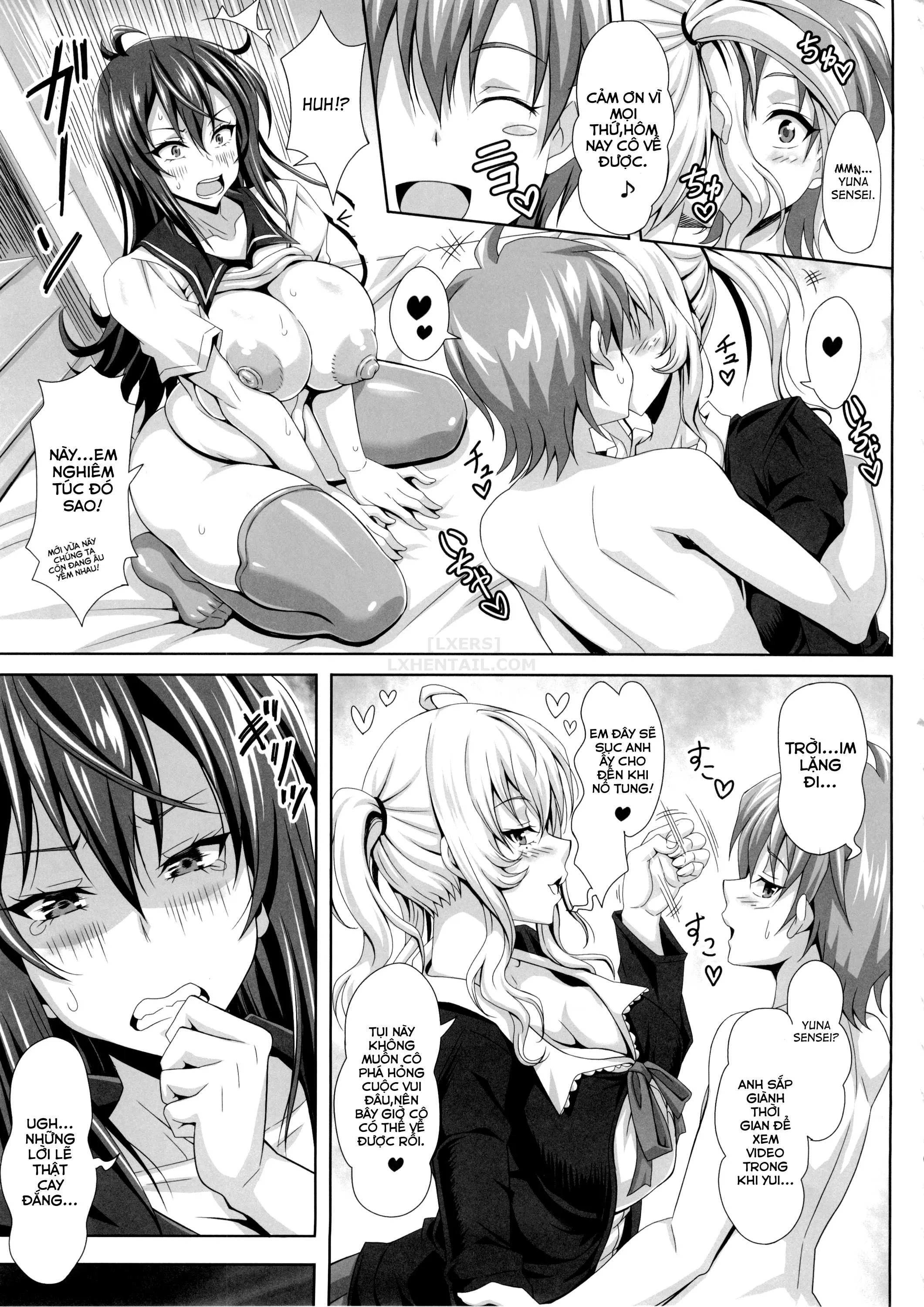 HentaiVN.net - Ảnh 10 - Boku dake no Bakunyuu Ona-maid - Yuna Sensei no Junan - Oneshot