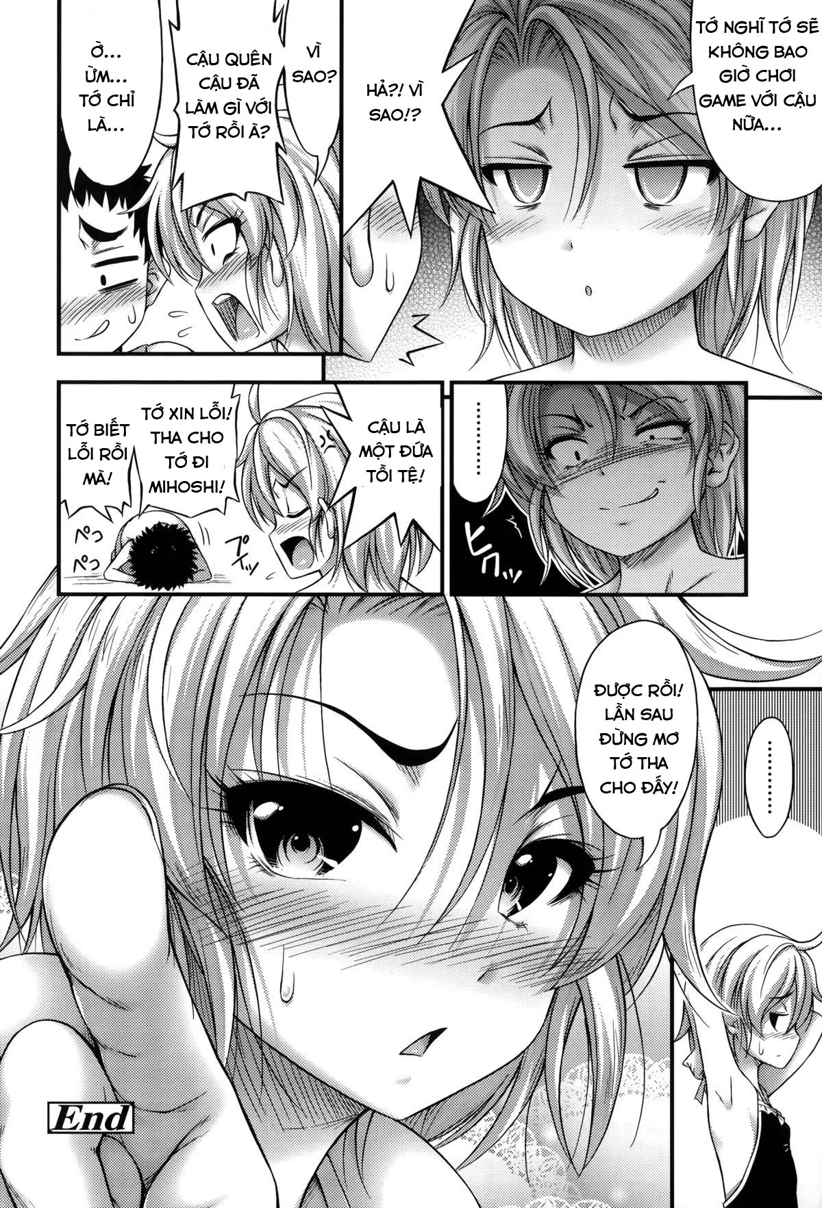 HentaiVN.net - Ảnh 24 - Thời Cơ [Escalation, Short Pants no Onnanoko no Hatsuiku ga Yosugiru Ken ni Tsuite] - Oneshot
