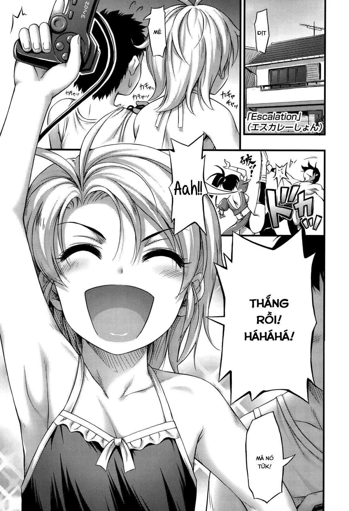 HentaiVN.net - Ảnh 3 - Thời Cơ [Escalation, Short Pants no Onnanoko no Hatsuiku ga Yosugiru Ken ni Tsuite] - Oneshot