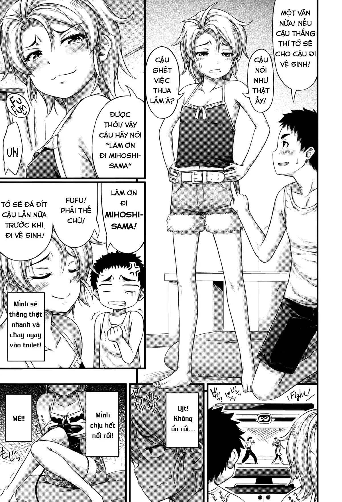 HentaiVN.net - Ảnh 5 - Thời Cơ [Escalation, Short Pants no Onnanoko no Hatsuiku ga Yosugiru Ken ni Tsuite] - Oneshot