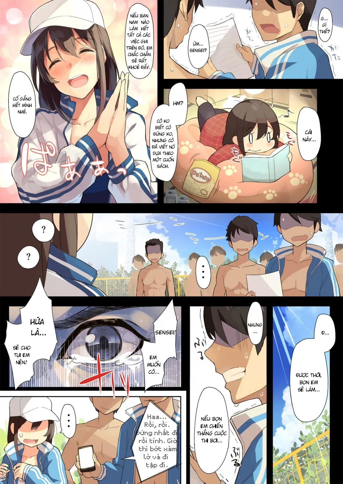 HentaiVN.net - Ảnh 4 - Cô Giáo Thảo Của CLB Bơi [Gokuusu Mizugi de Okasaretagari ga Kakusenai] - Vol 1