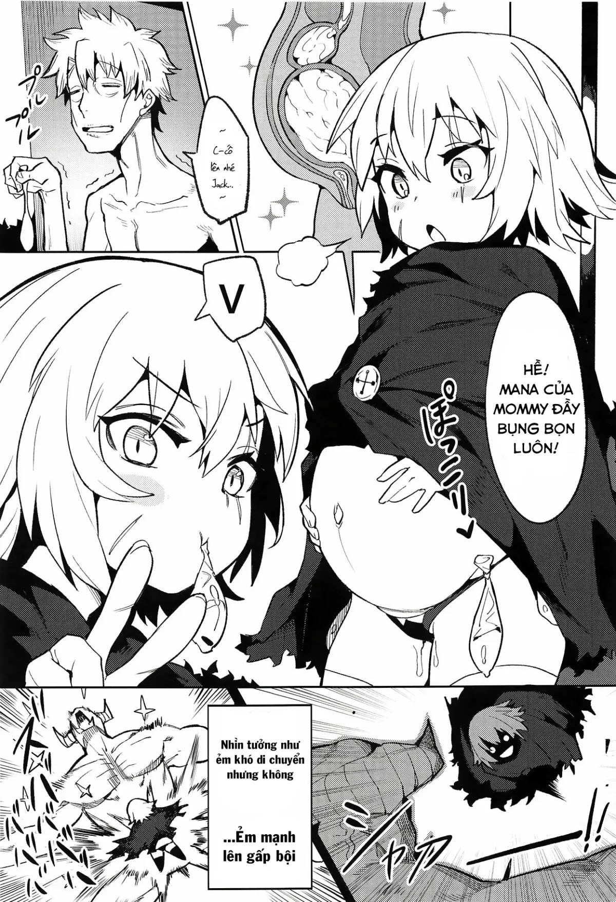 HentaiVN.net - Ảnh 15 - Master yếu đuối tiếp mana solo cho siêu loli [Backup no Nai Jakushou Master no Maryoku Shien | ックアップのない弱小マスターの魔力支援] - Oneshot - FIX