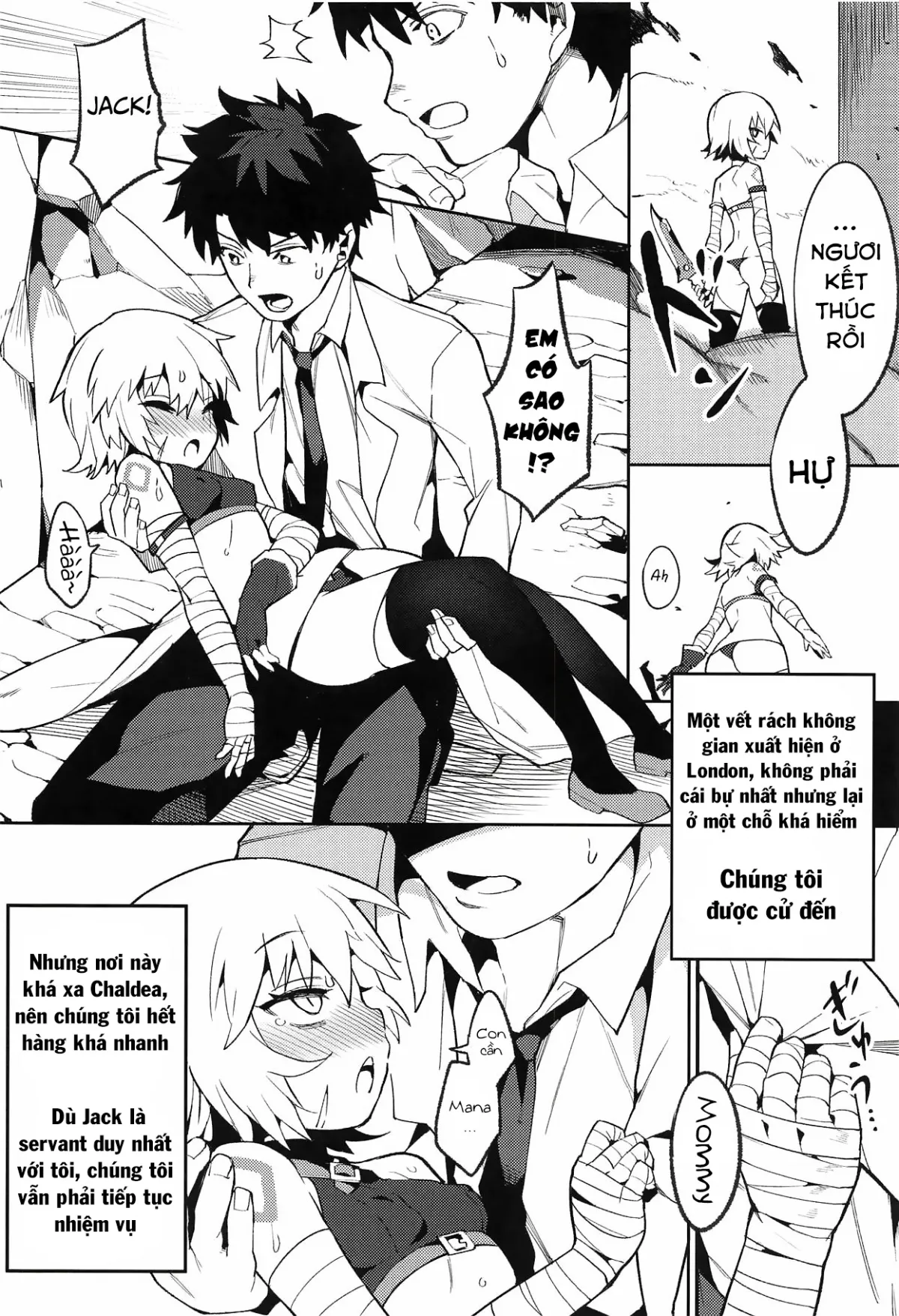 HentaiVN.net - Ảnh 6 - Master yếu đuối tiếp mana solo cho siêu loli [Backup no Nai Jakushou Master no Maryoku Shien | ックアップのない弱小マスターの魔力支援] - Oneshot - FIX