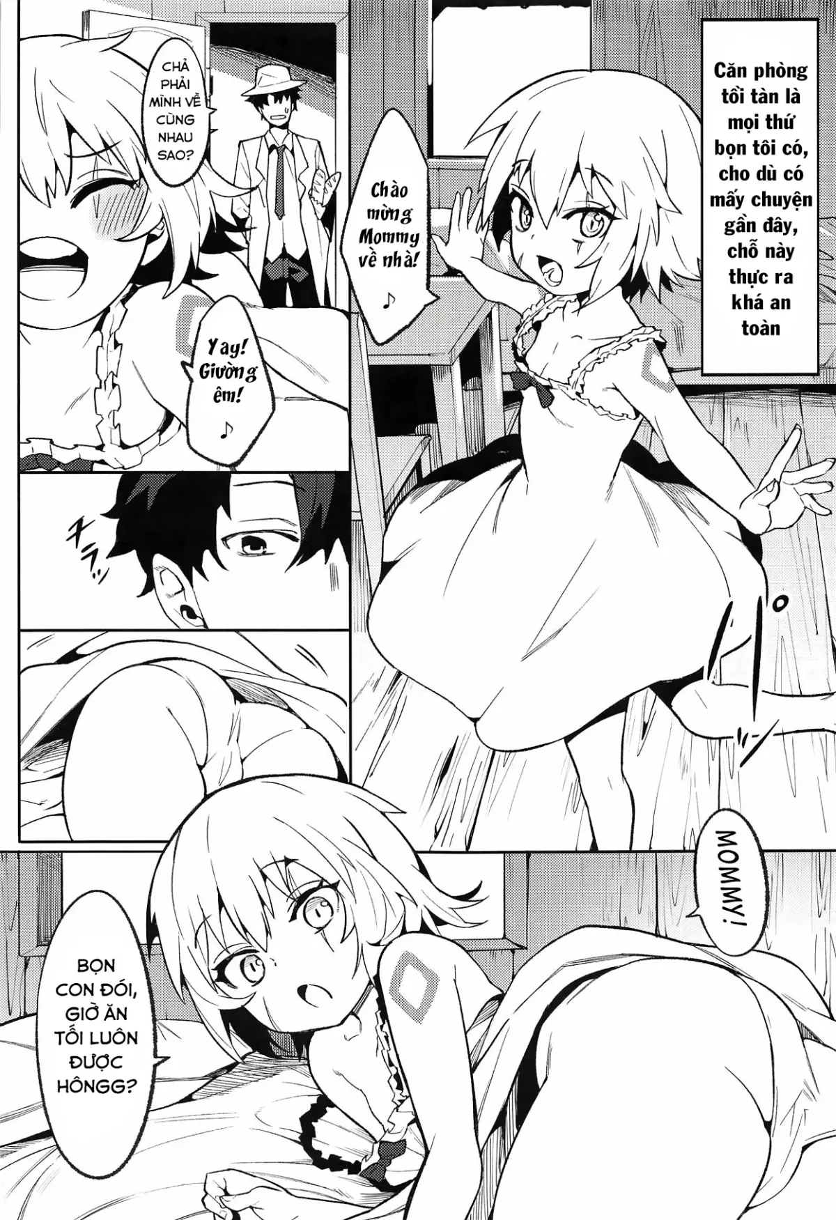 HentaiVN.net - Ảnh 9 - Master yếu đuối tiếp mana solo cho siêu loli [Backup no Nai Jakushou Master no Maryoku Shien | ックアップのない弱小マスターの魔力支援] - Oneshot - FIX