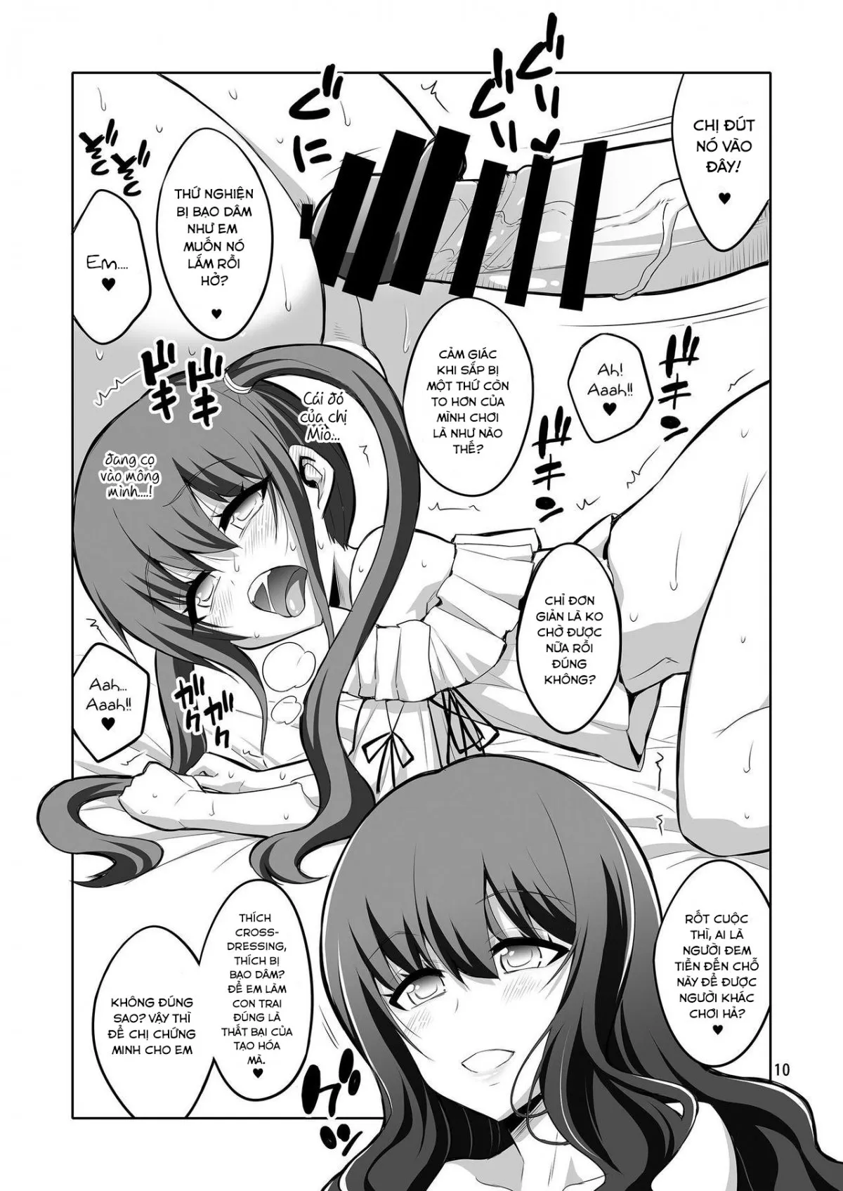 HentaiVN.net - Ảnh 8 - Futanari Onee-san x Otokonoko Gyaku Anal Fuuzoku Mesu Ochi Choukyou - Oneshot