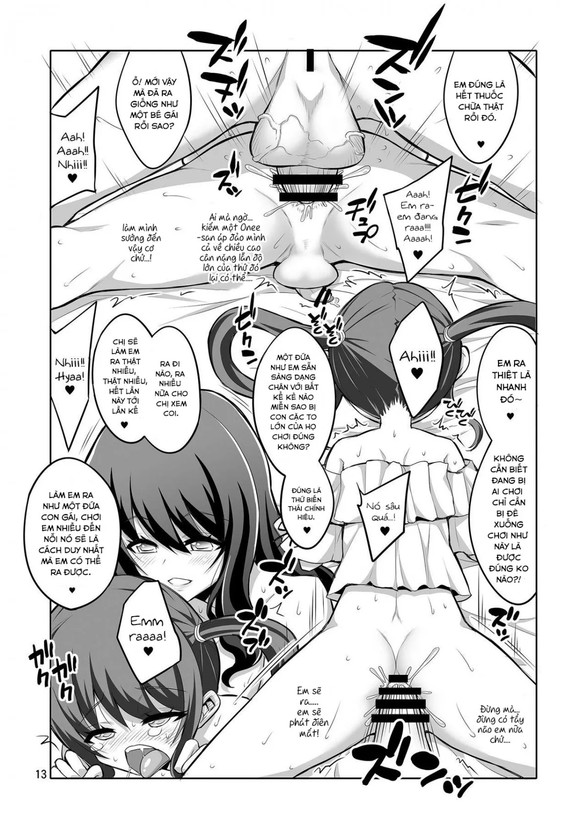 HentaiVN.net - Ảnh 10 - Futanari Onee-san x Otokonoko Gyaku Anal Fuuzoku Mesu Ochi Choukyou - Oneshot