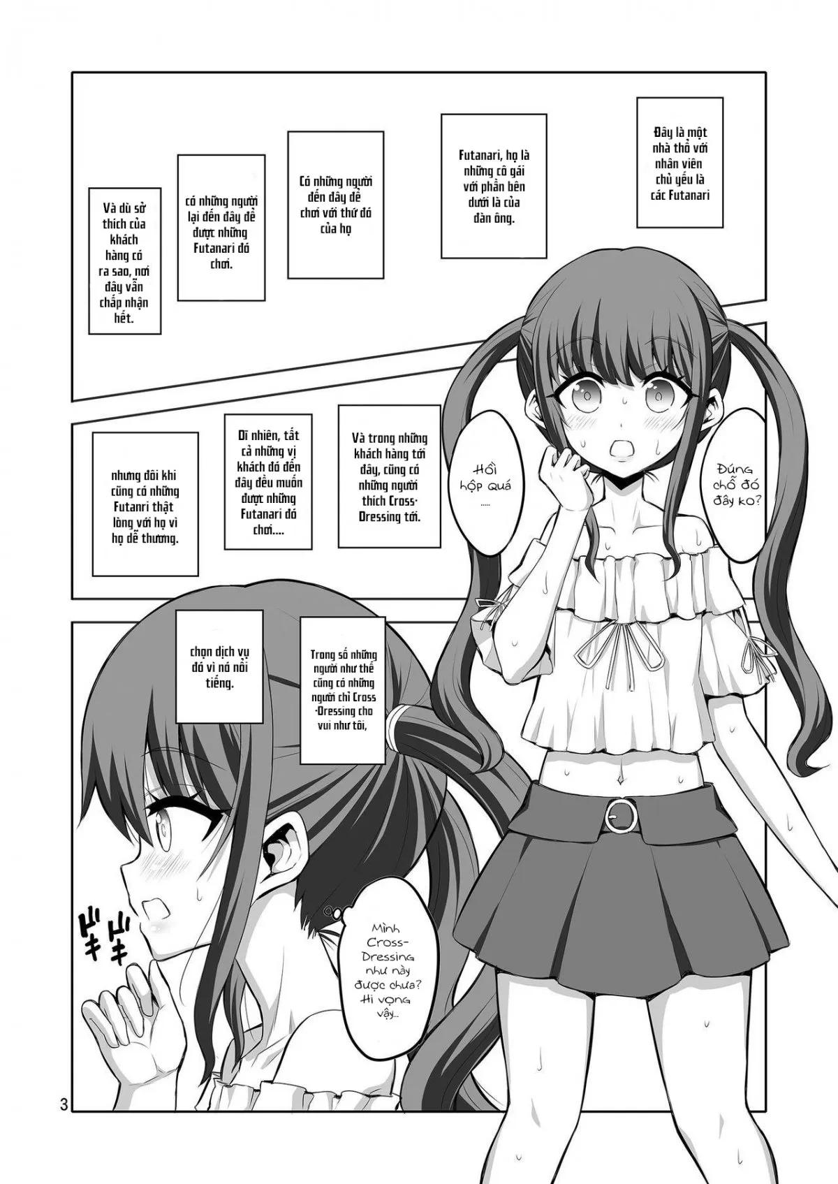 HentaiVN.net - Ảnh 2 - Futanari Onee-san x Otokonoko Gyaku Anal Fuuzoku Mesu Ochi Choukyou - Oneshot