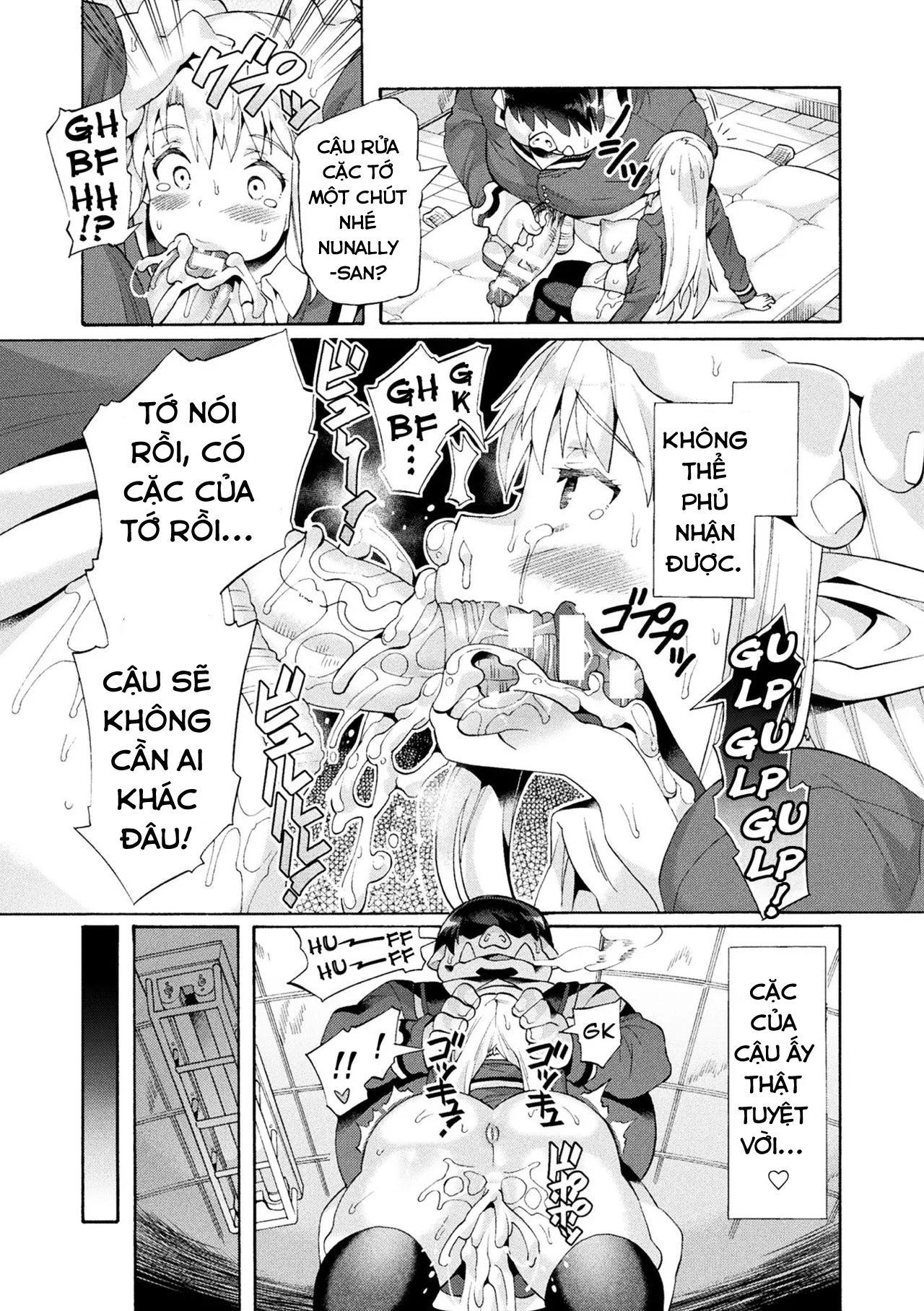HentaiVN.net - Ảnh 19 - Bạn gái tôi là đĩ [Bitch Iincho Elf no Dotei Orc Hatsutaiken] - Chap 1- Áp lực học hành