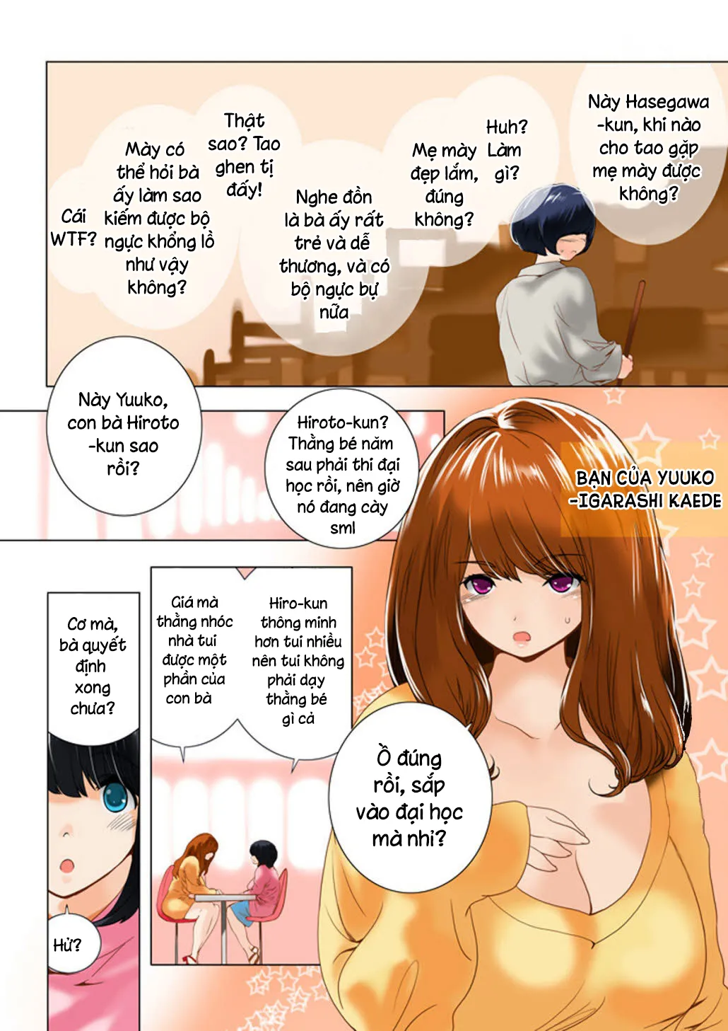 HentaiVN.net - Ảnh 10 - Omamagoto Hasegawa-san chi no Oyakokankei Ichiwame Haha to Oppai [おママごと 長谷川さんちの親子関係 一話目 「母とおっぱい」] - Chap 1