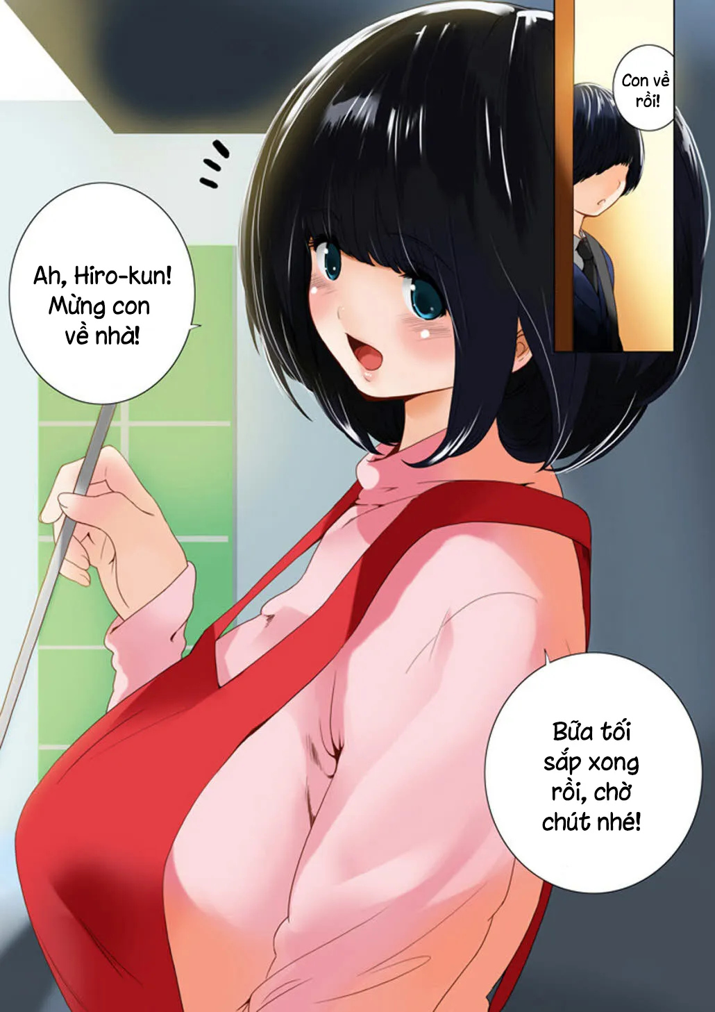 HentaiVN.net - Ảnh 12 - Omamagoto Hasegawa-san chi no Oyakokankei Ichiwame Haha to Oppai [おママごと 長谷川さんちの親子関係 一話目 「母とおっぱい」] - Chap 1