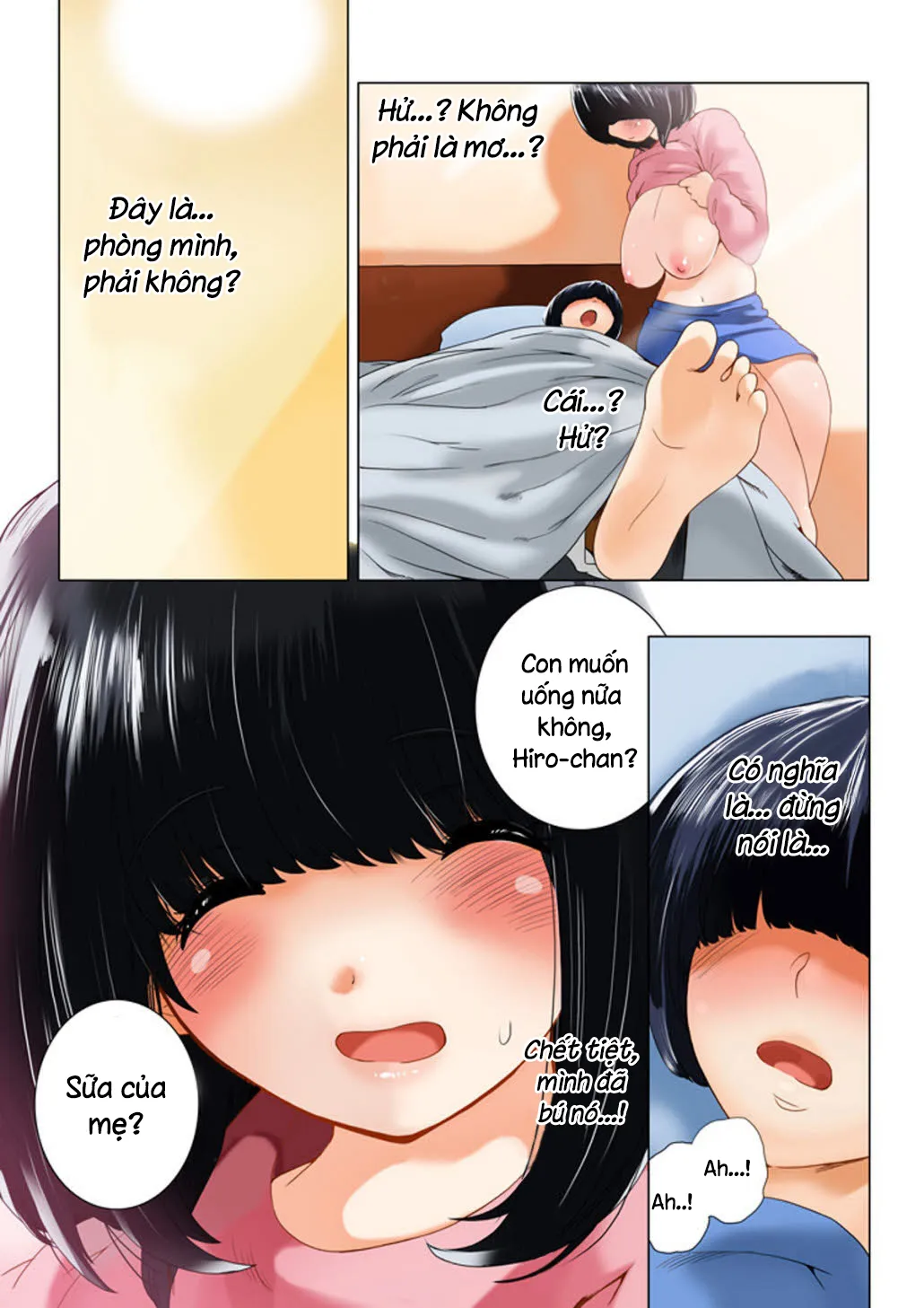 HentaiVN.net - Ảnh 18 - Omamagoto Hasegawa-san chi no Oyakokankei Ichiwame Haha to Oppai [おママごと 長谷川さんちの親子関係 一話目 「母とおっぱい」] - Chap 1