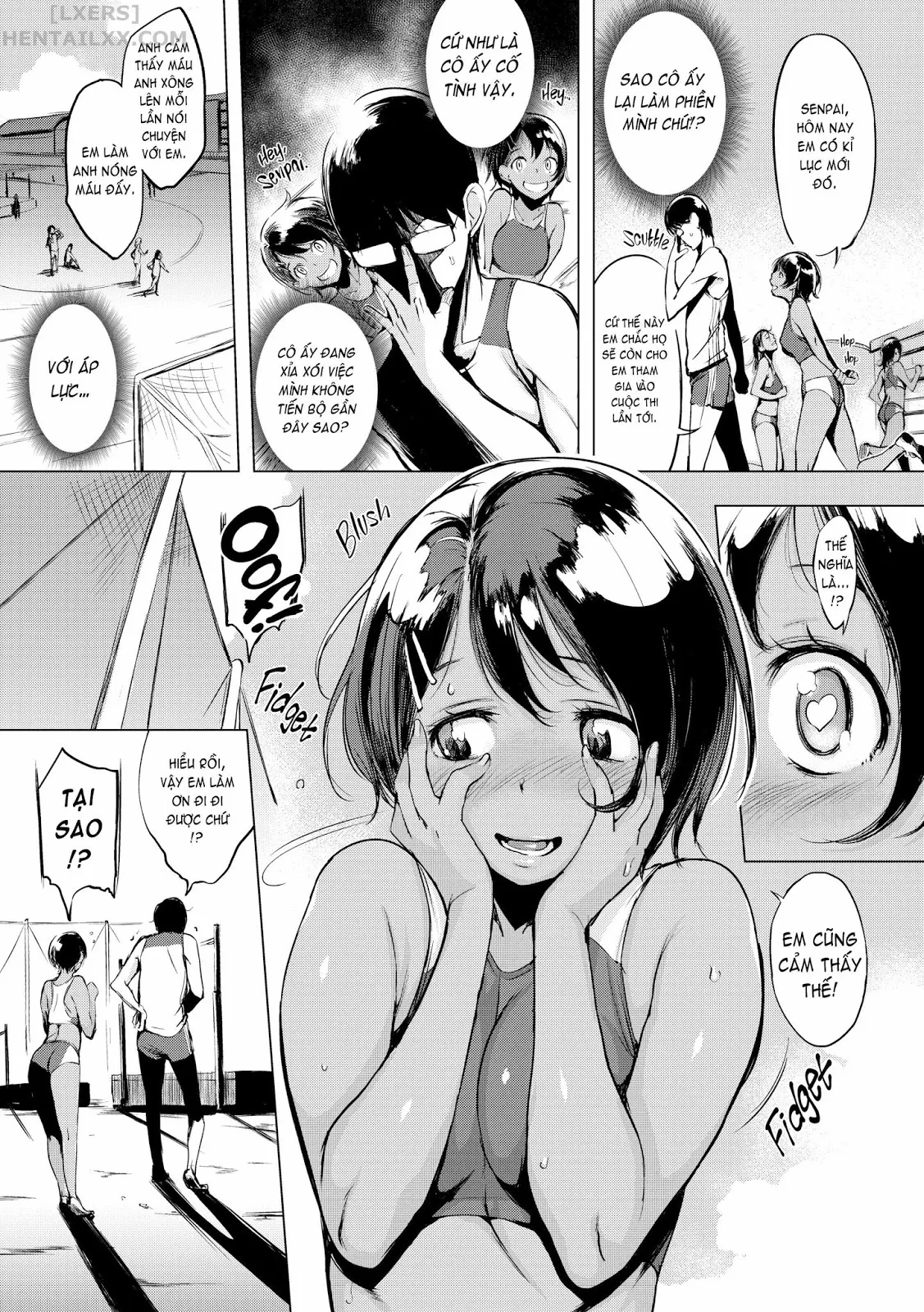HentaiVN.net - Ảnh 4 - Half-Ripe Cherry [Our Dear Makino-Sensei; Training Yahoo; Tokura-san Loves Cats!; Jun-san Sneaks a Bite; Anxious Tsumiki-chan; Kana-chan Purchase; Tingly Attraction; Hey, Senpai; Pouty Hibiki-chan] - Chap 8 - Hey, Senpai