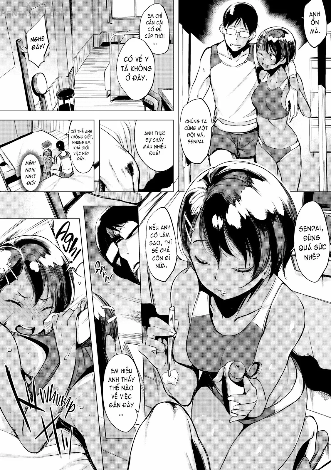 HentaiVN.net - Ảnh 6 - Half-Ripe Cherry [Our Dear Makino-Sensei; Training Yahoo; Tokura-san Loves Cats!; Jun-san Sneaks a Bite; Anxious Tsumiki-chan; Kana-chan Purchase; Tingly Attraction; Hey, Senpai; Pouty Hibiki-chan] - Chap 8 - Hey, Senpai