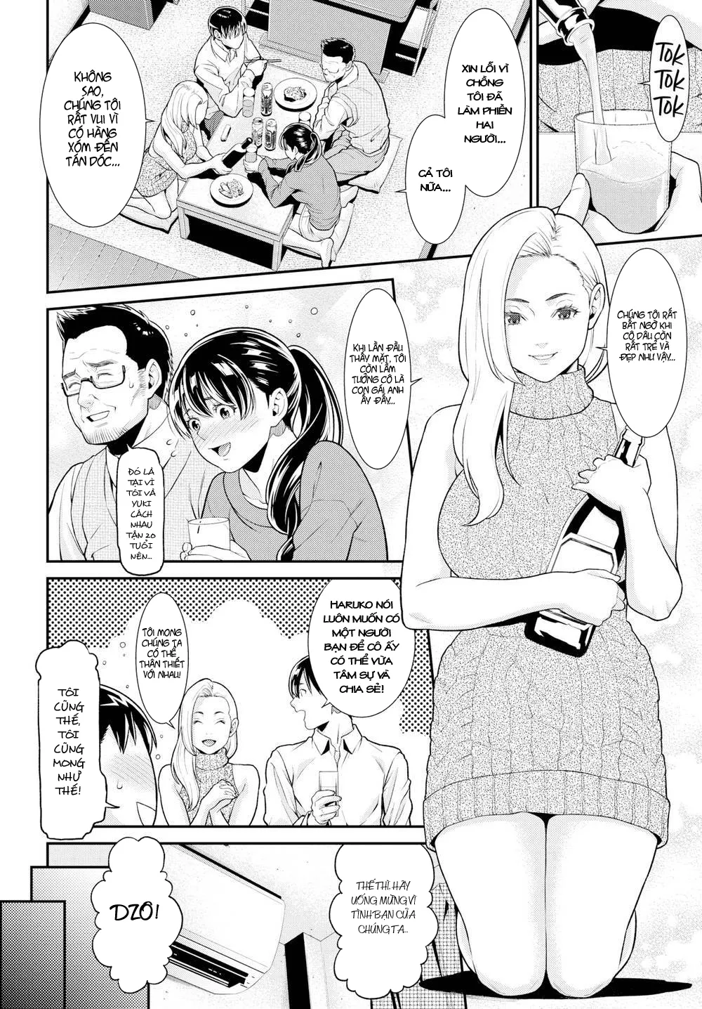 HentaiVN.net - Ảnh 7 - Tình Làng Nghĩa Xóm... [Next ♥ Door] - Oneshot