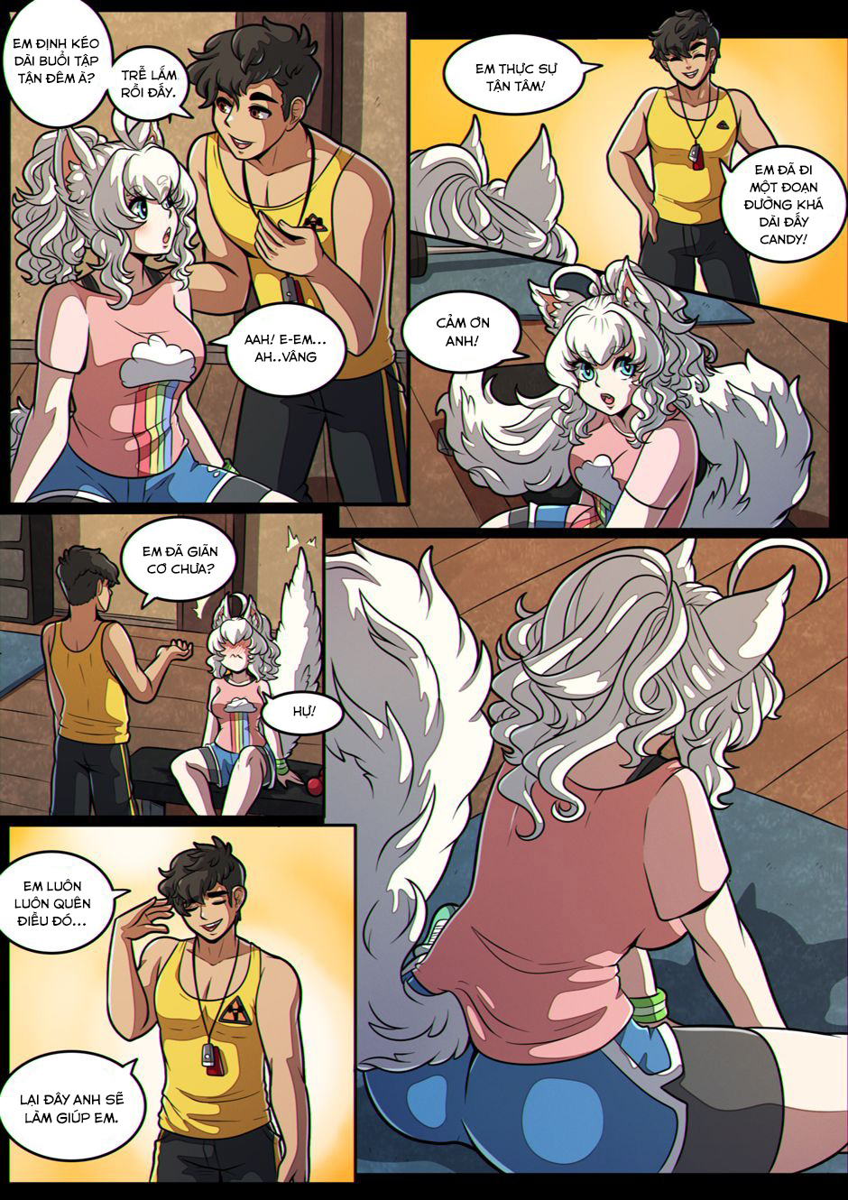 HentaiVN.net - Ảnh 7 - Candy Workout - Oneshot