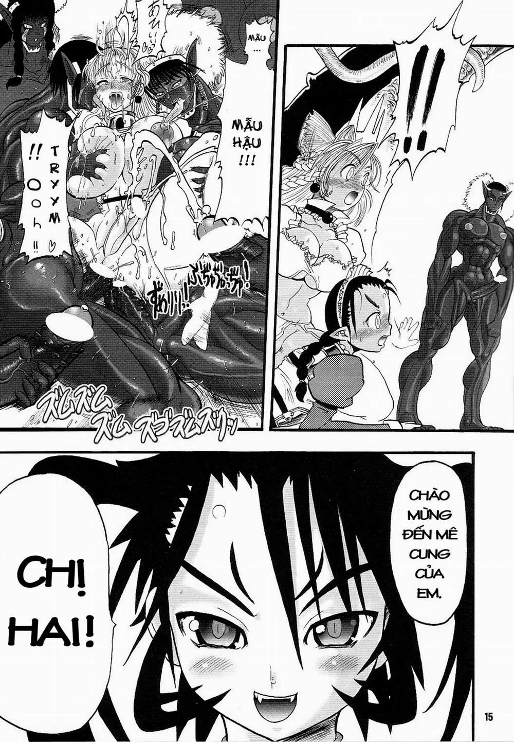 HentaiVN.net - Ảnh 14 - Futari no Meikyuu Oujo I Twin Dungeon Princesses - Chương 1