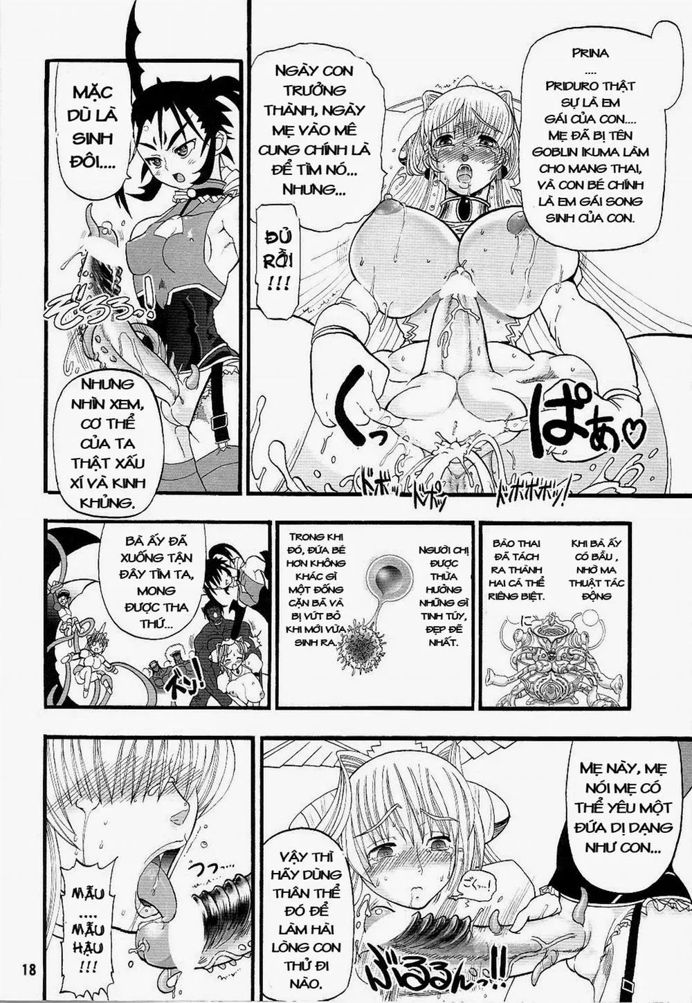 HentaiVN.net - Ảnh 17 - Futari no Meikyuu Oujo I Twin Dungeon Princesses - Chương 1