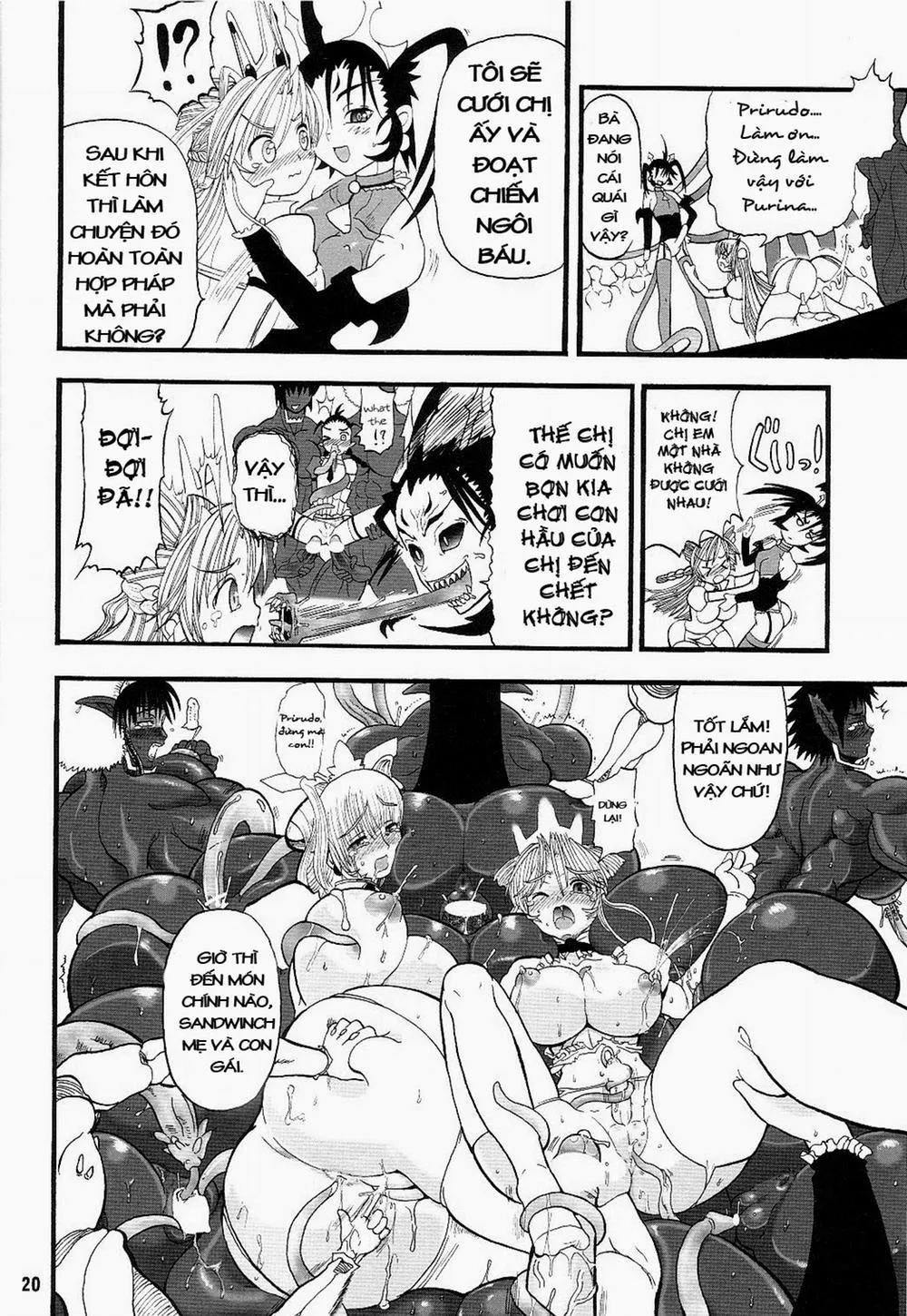 HentaiVN.net - Ảnh 19 - Futari no Meikyuu Oujo I Twin Dungeon Princesses - Chương 1