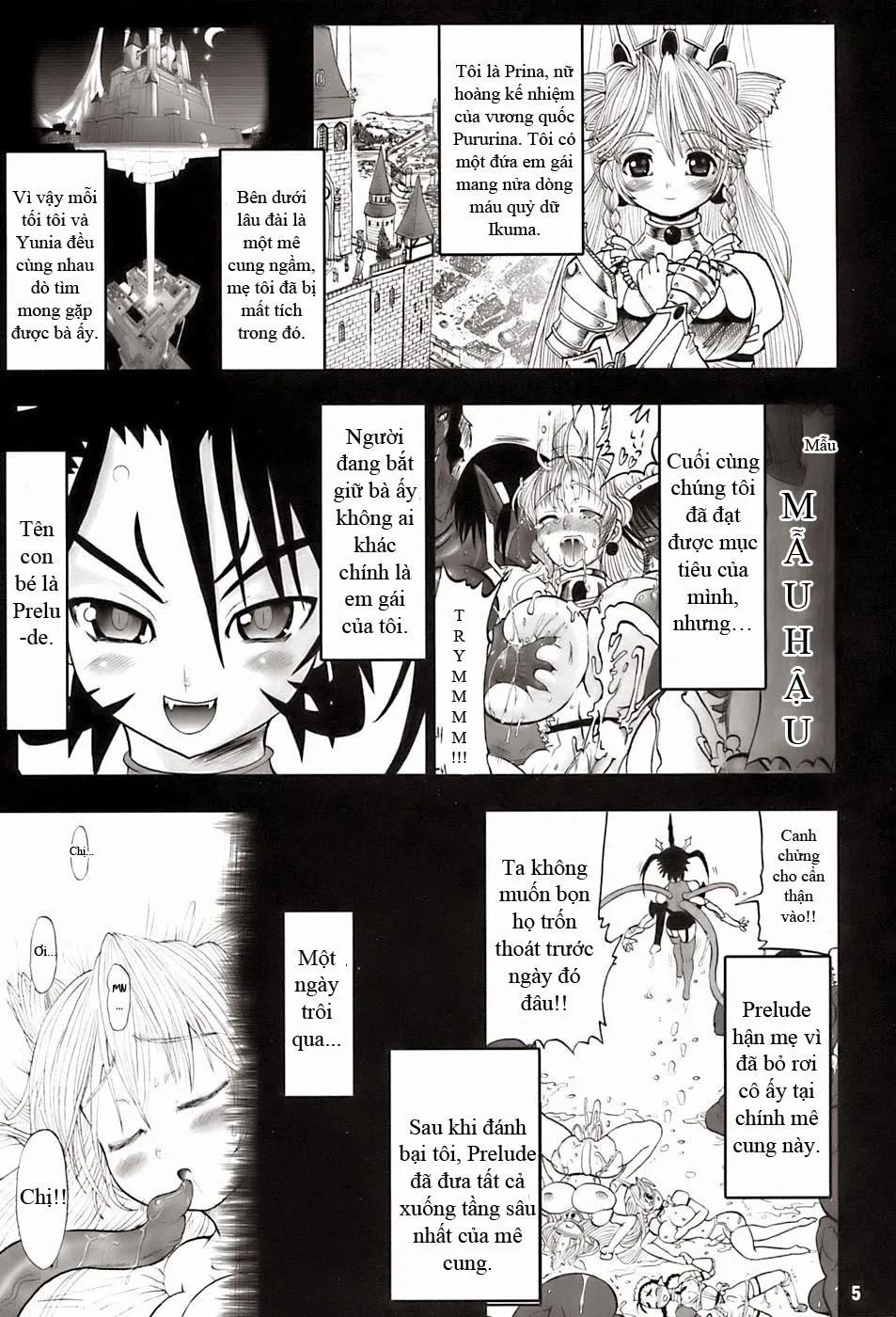 HentaiVN.net - Ảnh 5 - Futari no Meikyuu Oujo I Twin Dungeon Princesses - Chương 2