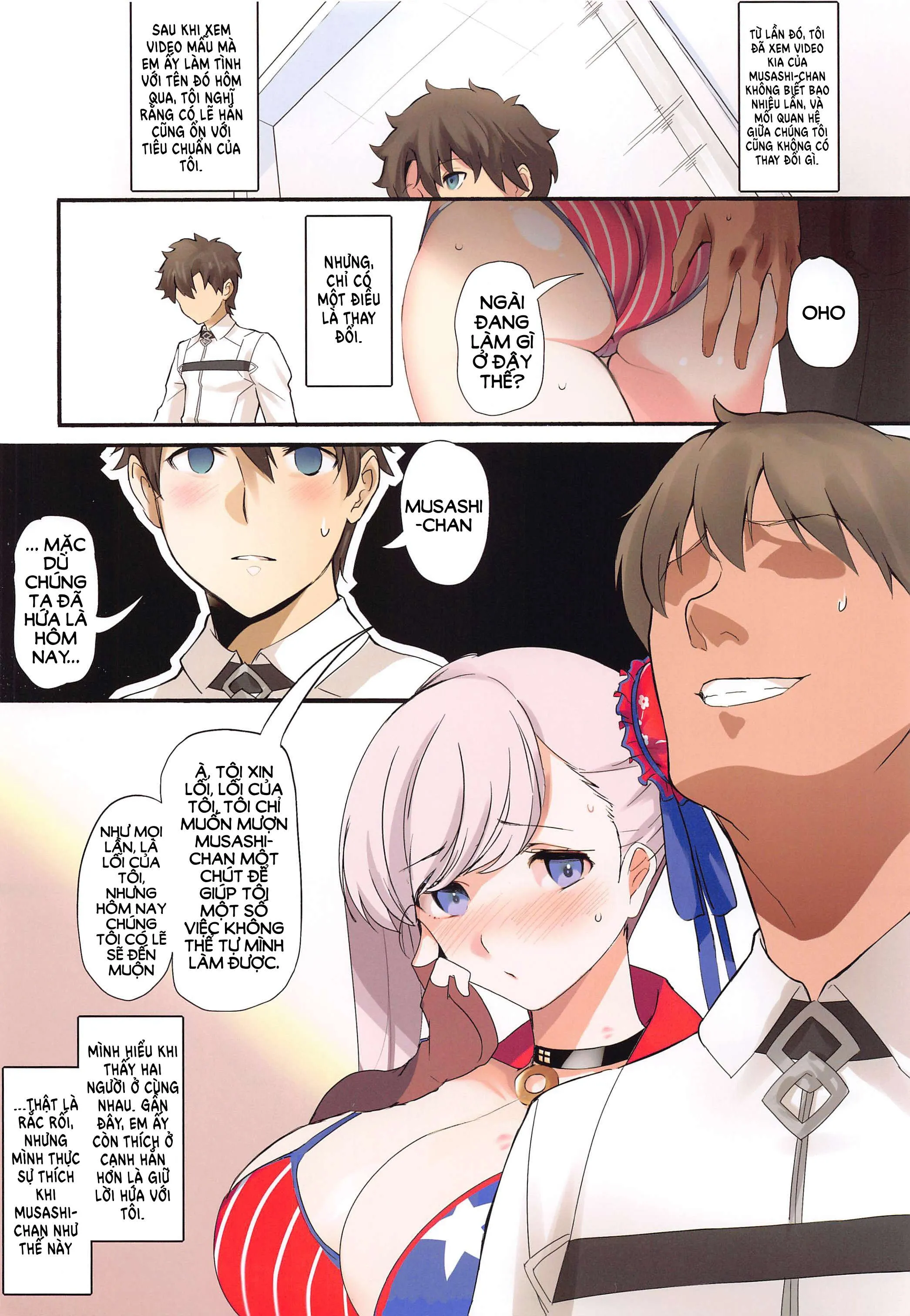 HentaiVN.net - Ảnh 19 - Netorase Nanoni Maji Ni Nacchau Miyamoto Musashi [Miyamoto Musashi Will Get Serious Even Though She's Being Stolen Away] - Oneshot