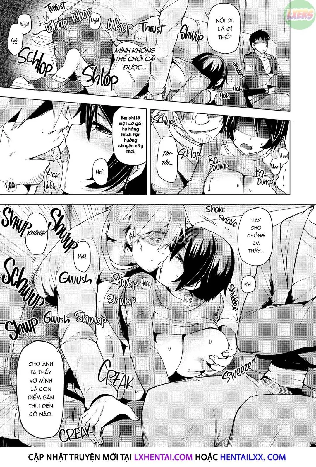 HentaiVN.net - Ảnh 33 - Yakou Bus de Chikan Sarete Netorareta Tsuma - Oneshot