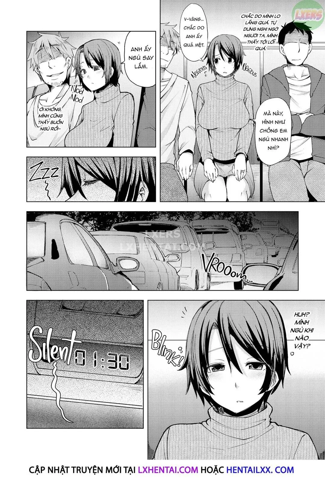 HentaiVN.net - Ảnh 6 - Yakou Bus de Chikan Sarete Netorareta Tsuma - Oneshot
