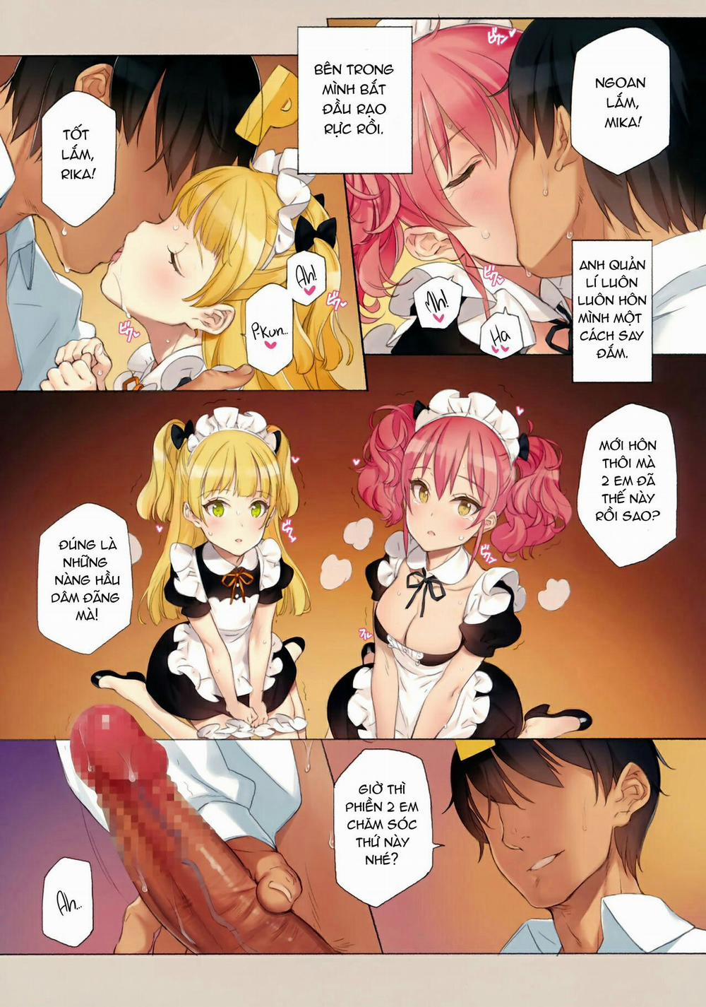 HentaiVN.net - Ảnh 9 - ORDER MAID SISTER (The Idolmaster) [ORDER*MAID*SISTERS Jougasaki Shimai To Maid SEX Suru Hon] - Oneshot