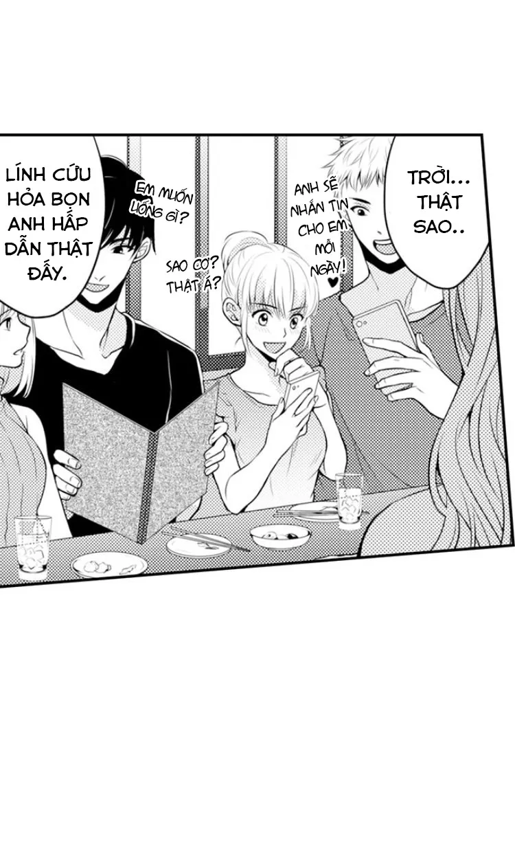 HentaiVN.net - Ảnh 17 - Ngọn lửa trong tầm tay [Fire in His Fingertips: A Flirty Fireman Ravishes Me with His Smoldering Gaze , 指先から本気の熱情～チャラ男消防士はまっすぐな目で私を抱いた] - Chapter 1: Hỏa Hoạn
