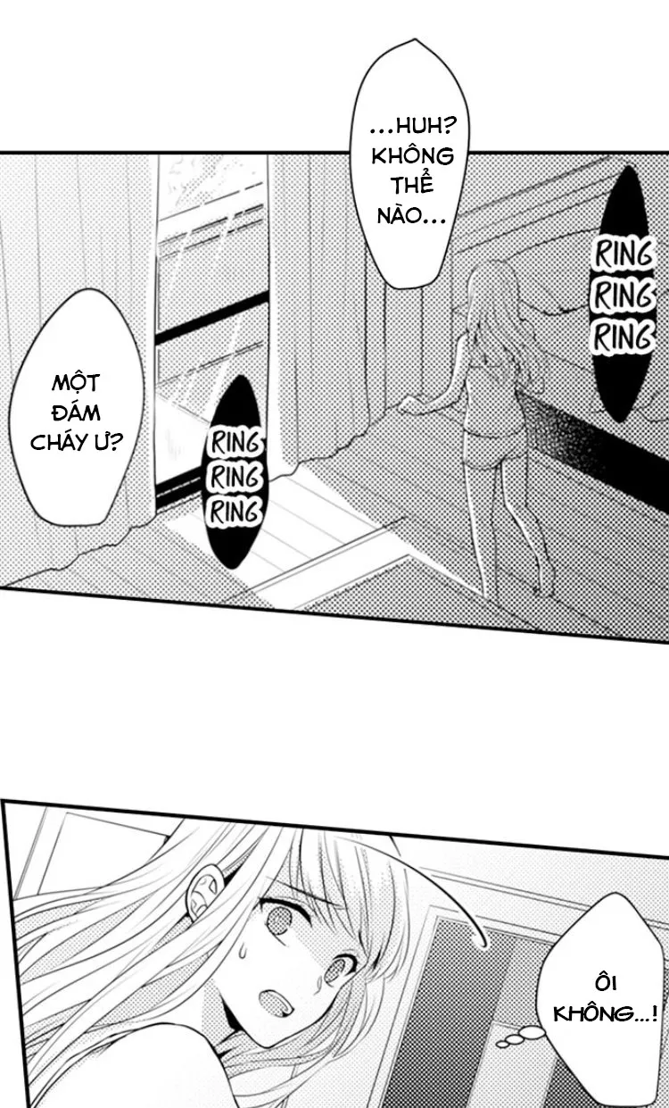 HentaiVN.net - Ảnh 22 - Ngọn lửa trong tầm tay [Fire in His Fingertips: A Flirty Fireman Ravishes Me with His Smoldering Gaze , 指先から本気の熱情～チャラ男消防士はまっすぐな目で私を抱いた] - Chapter 1: Hỏa Hoạn