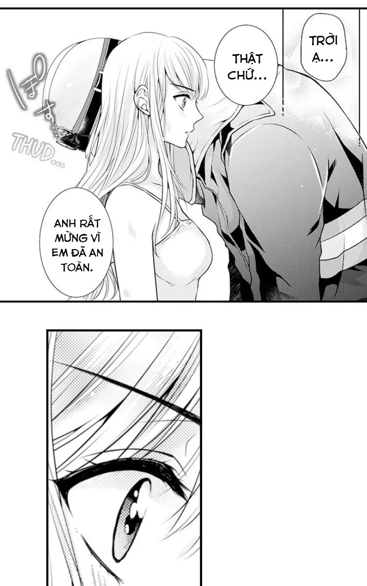 HentaiVN.net - Ảnh 14 - Ngọn lửa trong tầm tay [Fire in His Fingertips: A Flirty Fireman Ravishes Me with His Smoldering Gaze , 指先から本気の熱情～チャラ男消防士はまっすぐな目で私を抱いた] - Chapter 2: Về nhà với anh