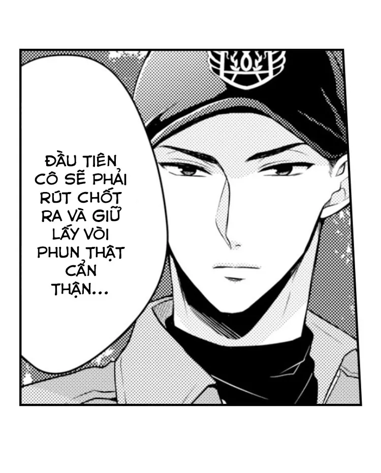 HentaiVN.net - Ảnh 11 - Ngọn lửa trong tầm tay [Fire in His Fingertips: A Flirty Fireman Ravishes Me with His Smoldering Gaze , 指先から本気の熱情～チャラ男消防士はまっすぐな目で私を抱いた] - Chapter 13: Bối rối khi gặp anh