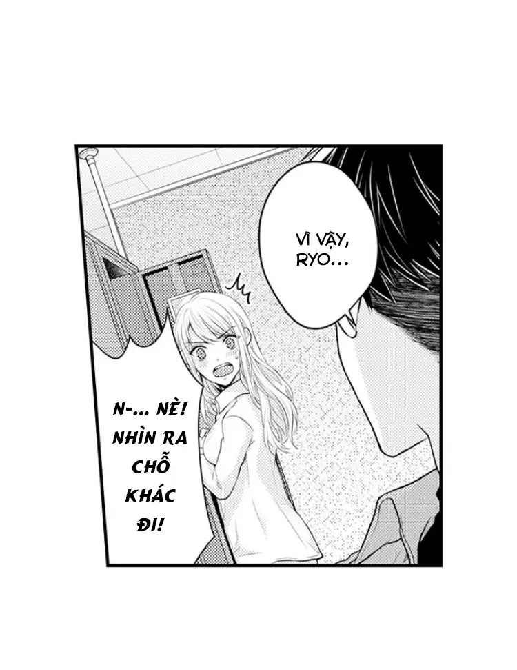 HentaiVN.net - Ảnh 23 - Ngọn lửa trong tầm tay [Fire in His Fingertips: A Flirty Fireman Ravishes Me with His Smoldering Gaze , 指先から本気の熱情～チャラ男消防士はまっすぐな目で私を抱いた] - Chapter 13: Bối rối khi gặp anh