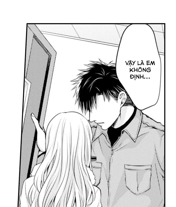 HentaiVN.net - Ảnh 45 - Ngọn lửa trong tầm tay [Fire in His Fingertips: A Flirty Fireman Ravishes Me with His Smoldering Gaze , 指先から本気の熱情～チャラ男消防士はまっすぐな目で私を抱いた] - Chapter 13: Bối rối khi gặp anh