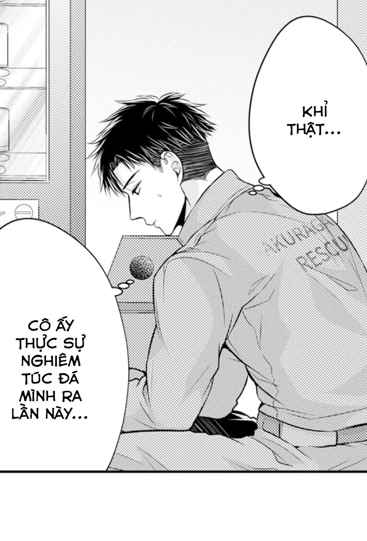 HentaiVN.net - Ảnh 24 - Ngọn lửa trong tầm tay [Fire in His Fingertips: A Flirty Fireman Ravishes Me with His Smoldering Gaze , 指先から本気の熱情～チャラ男消防士はまっすぐな目で私を抱いた] - Chapter 15