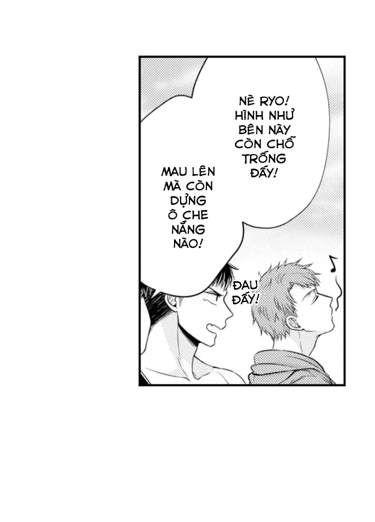 HentaiVN.net - Ảnh 13 - Ngọn lửa trong tầm tay [Fire in His Fingertips: A Flirty Fireman Ravishes Me with His Smoldering Gaze , 指先から本気の熱情～チャラ男消防士はまっすぐな目で私を抱いた] - Chapter 28: Bóng chuyền bãi biển
