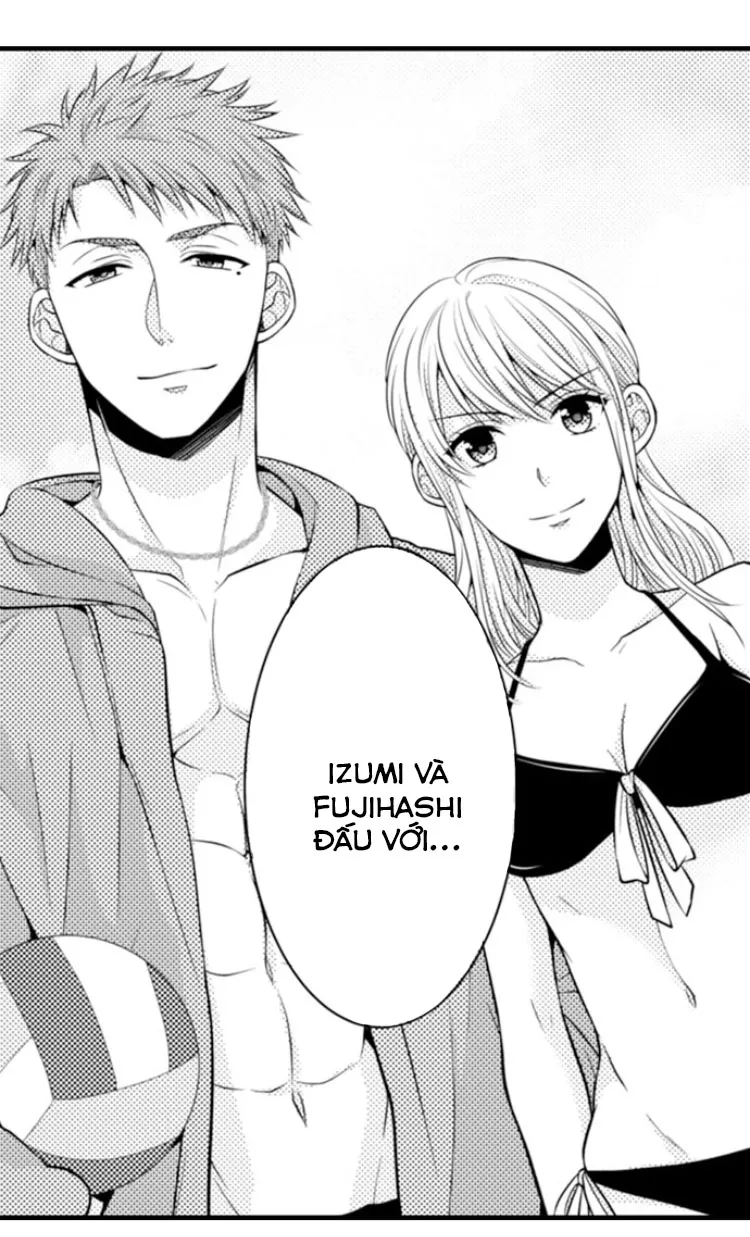 HentaiVN.net - Ảnh 23 - Ngọn lửa trong tầm tay [Fire in His Fingertips: A Flirty Fireman Ravishes Me with His Smoldering Gaze , 指先から本気の熱情～チャラ男消防士はまっすぐな目で私を抱いた] - Chapter 28: Bóng chuyền bãi biển