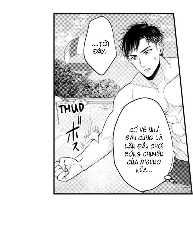 HentaiVN.net - Ảnh 29 - Ngọn lửa trong tầm tay [Fire in His Fingertips: A Flirty Fireman Ravishes Me with His Smoldering Gaze , 指先から本気の熱情～チャラ男消防士はまっすぐな目で私を抱いた] - Chapter 28: Bóng chuyền bãi biển