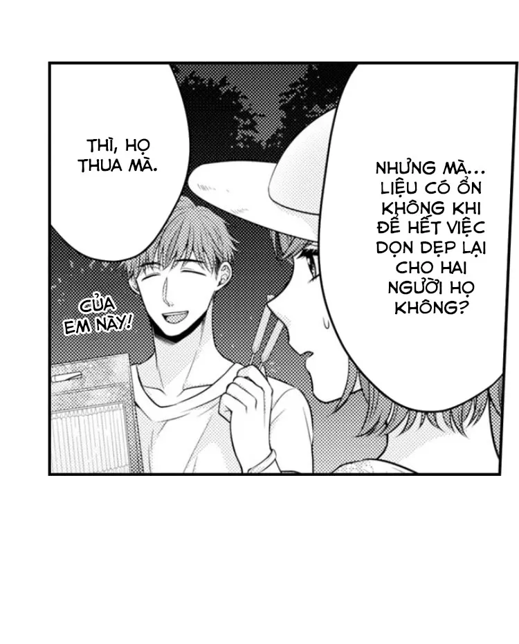 HentaiVN.net - Ảnh 25 - Ngọn lửa trong tầm tay [Fire in His Fingertips: A Flirty Fireman Ravishes Me with His Smoldering Gaze , 指先から本気の熱情～チャラ男消防士はまっすぐな目で私を抱いた] - Chapter 29: Cuộc trao đổi