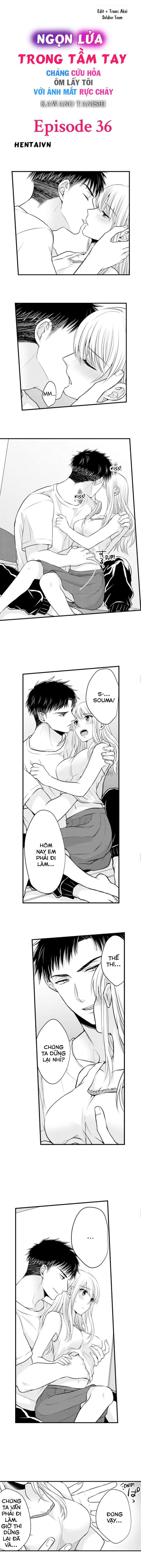 HentaiVN.net - Ảnh 3 - Ngọn lửa trong tầm tay [Fire in His Fingertips: A Flirty Fireman Ravishes Me with His Smoldering Gaze , 指先から本気の熱情～チャラ男消防士はまっすぐな目で私を抱いた] - Chapter 36: Tiến đến sự thật
