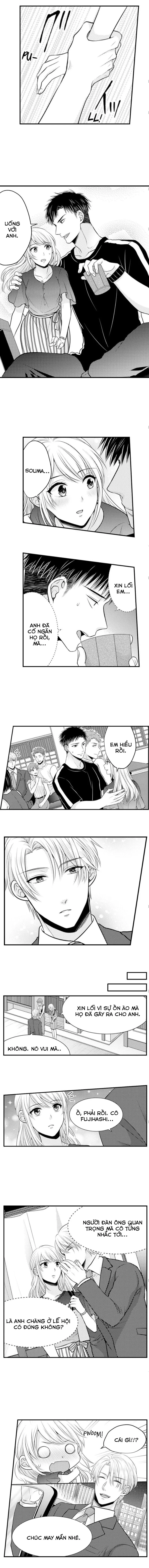 HentaiVN.net - Ảnh 6 - Ngọn lửa trong tầm tay [Fire in His Fingertips: A Flirty Fireman Ravishes Me with His Smoldering Gaze , 指先から本気の熱情～チャラ男消防士はまっすぐな目で私を抱いた] - Chapter 42: Rượu tình