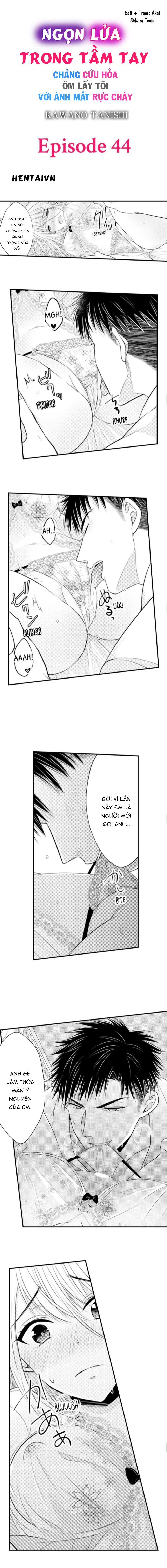 HentaiVN.net - Ảnh 3 - Ngọn lửa trong tầm tay [Fire in His Fingertips: A Flirty Fireman Ravishes Me with His Smoldering Gaze , 指先から本気の熱情～チャラ男消防士はまっすぐな目で私を抱いた] - Chapter 44: Nước mắt em rơi...