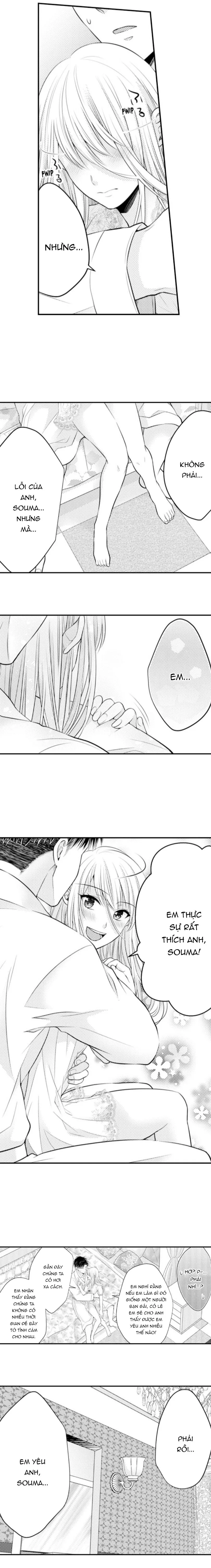 HentaiVN.net - Ảnh 8 - Ngọn lửa trong tầm tay [Fire in His Fingertips: A Flirty Fireman Ravishes Me with His Smoldering Gaze , 指先から本気の熱情～チャラ男消防士はまっすぐな目で私を抱いた] - Chapter 44: Nước mắt em rơi...