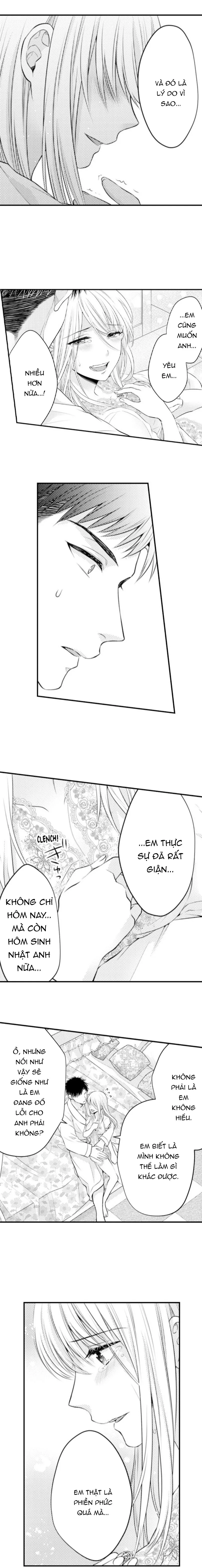 HentaiVN.net - Ảnh 9 - Ngọn lửa trong tầm tay [Fire in His Fingertips: A Flirty Fireman Ravishes Me with His Smoldering Gaze , 指先から本気の熱情～チャラ男消防士はまっすぐな目で私を抱いた] - Chapter 44: Nước mắt em rơi...