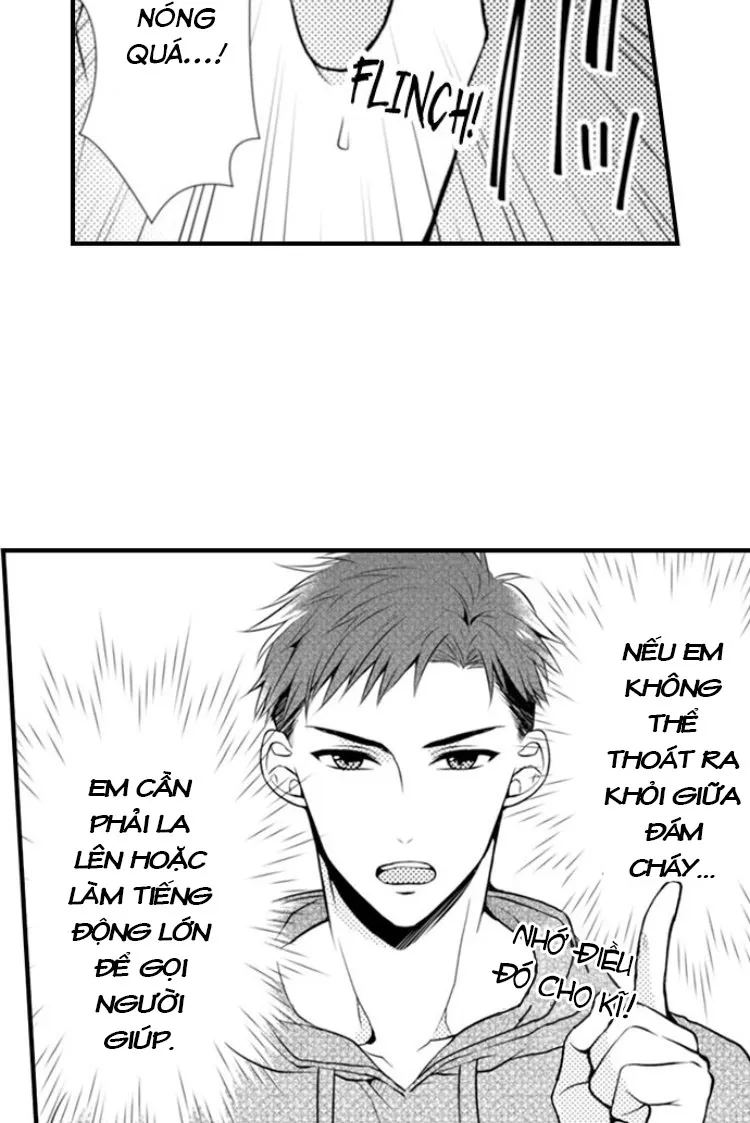 HentaiVN.net - Ảnh 24 - Ngọn lửa trong tầm tay [Fire in His Fingertips: A Flirty Fireman Ravishes Me with His Smoldering Gaze , 指先から本気の熱情～チャラ男消防士はまっすぐな目で私を抱いた] - Chapter 45: Xài baoo??